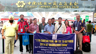 A 12-member BBIA delegation which returned from Canton Fair in China on Monday.