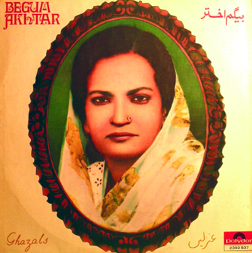 Begum Akhtar was a most outstanding Indian singer of Ghazal, Dadra, and Thumri.
