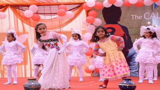 The students of Calliope School presenting dance during their Annual Day function on Wednesday.