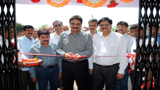 JKB Vice-President inaugurating the bank branch at Ghou Manhasan on Saturday.