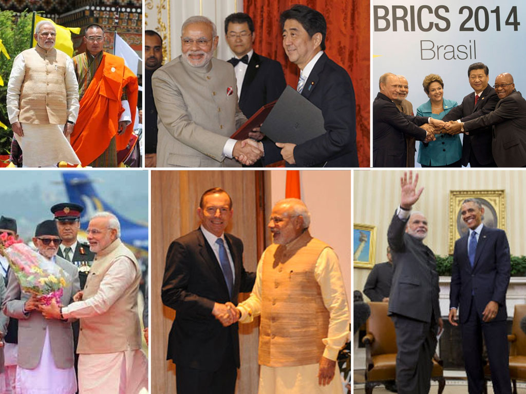 PM made footprints in 30 nations across globe in 2015