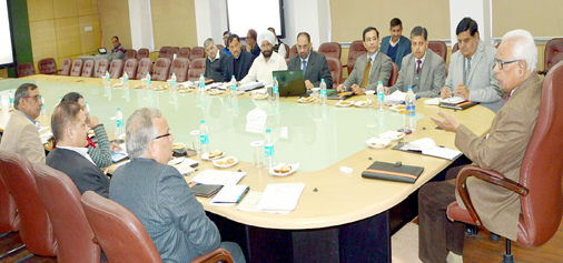 Governor N N Vohra reviewing Jammu Master Plan.