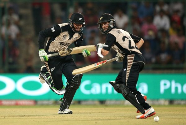 New Zealand post 153/8 against England in 1st semi-final