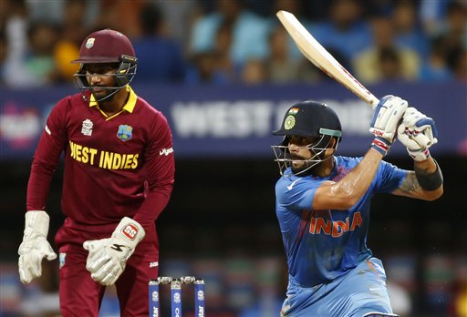 India score 192/2 against West Indies in 2nd semifinal