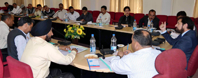 DG Sports, Jahangir Mir chairing meeting of the officers while releasing annual calendar of sports activities in Jammu on Wednesday. DG Sports, Jahangir Mir chairing meeting of the officers while releasing annual calendar of sports activities in Jammu on Wednesday.