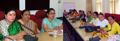 Pradesh Mahila Congress president Indu Pawar addressing executive body meeting of party in Jammu on Thursday. —Excelsior/Rakesh Pradesh Mahila Congress president Indu Pawar addressing executive body meeting of party in Jammu on Thursday. —Excelsior/Rakesh