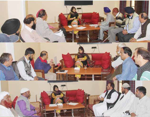 Several deputations meet Chief Minister; Mehbooba assures to look into their demands