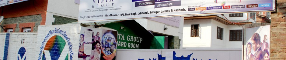 Vista Group office in Srinagar. —Excelsior/Shakeel