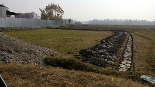 Conversion of agriculture land in Ganderbal.