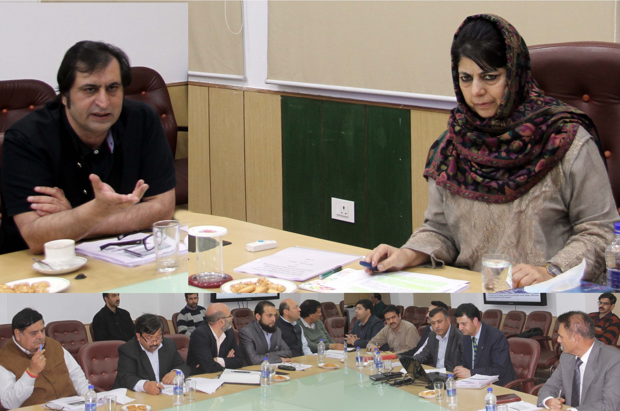Mehbooba asks S&T Deptt. to undertake harnessing of solar, wind power in a big way
