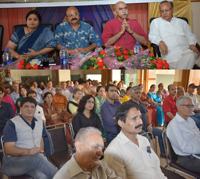 Minister of State for Tourism, Priya Sethi and others during a function in Jammu on Sunday.