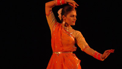 Sanchita Abrol performing Kathak.
