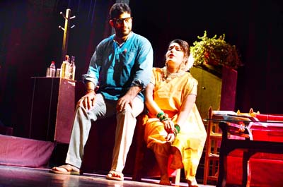 A scene of play ‘Andhar Yatra’.