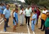 Toss of coin before the commencement of Kho-Kho match at JU.