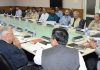 Advisor K Vijay Kumar chairing meeting of Standing Committee of State Board for Wildlife on Thursday.