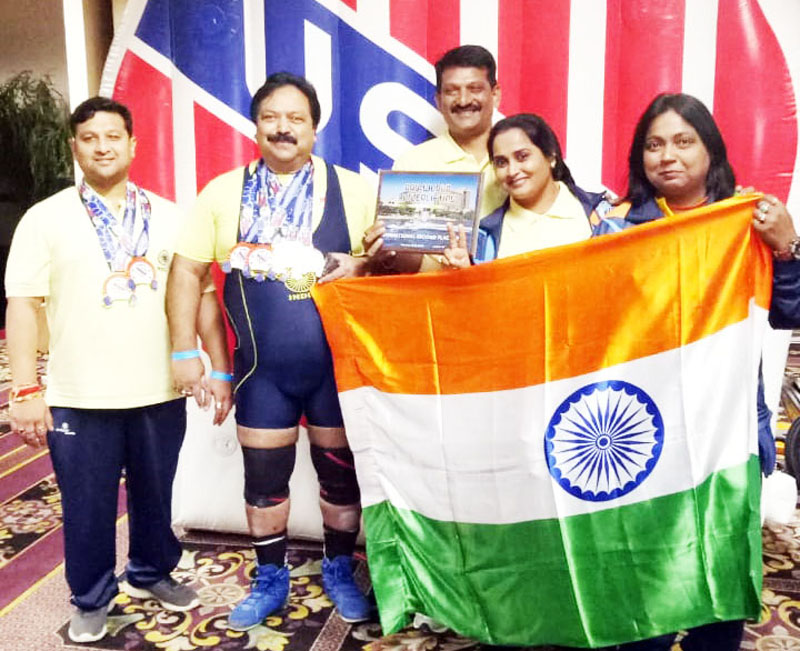 Rajan Jain wins twin gold in AUU World Powerlifting C'ship - Daily ...