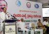 Vice President, M. Venkaiah Naidu addressing the gathering at the Cardio Pulmonary Resuscitation Camp, organised at Swarna Bharat Trust, in Vijayawada, Andhra Pradesh on Wednesday.