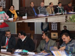 Police officers and officials during a workshop at Jammu on Tuesday.
