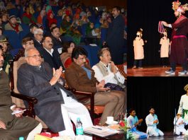Governor Satya Pal Malik at Annual Day function of All Ladakh Students Welfare Association in Jammu on Wednesday.