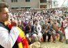 Cong leader Raman Bhalla addressing public meeting in Kalakot Constituency of Rajouri.