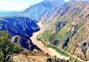 A panoramic view of Chenab river near Salal Dam in Reasi. —Excelsior/Karandeep