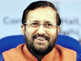Union Minister for Environment, Forest & Climate Change, Information & Broadcasting and Heavy Industries and Public Enterprise, Prakash Javadekar addressing after releasing the Reference Annual book ‘Bharat-2020’ and ‘India-2020’, published by Publications Division, in New Delhi on Wednesday.