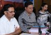 Divisional Commissioner Sanjeev Verma addressing press conference on Monday. -Excelsior/Rakesh