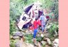 Villagers rescue injured as Tempo rolls down into gorge in Budhal area of Rajouri on Sunday. -Excelsior/Gafoor Bhat