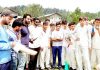Cricket selection trials being held in Kupwara. -Excelsior/Aabid Nabi