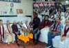 Prominent personalities attending Maha Mahajan Parivar Millan at Jammu on Sunday. — Excelsior/Rakesh