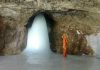 Shiv Lingam in full size at holy cave. —Excelsior/Sajjad Dar