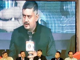 Amit Sharma, Special Secretary to J&K Government, Transport Department sharing stage with other dignitaries at National Public Transport Summit in Pune.