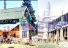Khilan hut before (left) and after re-construction (right). -Excelsior/Aabid Nabi