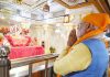 Prime Minister Narendra Modi paying obeisance at the Gurudwara Ber Sahib in Sultanpur Lodhi, Punjab on Saturday. (UNI)