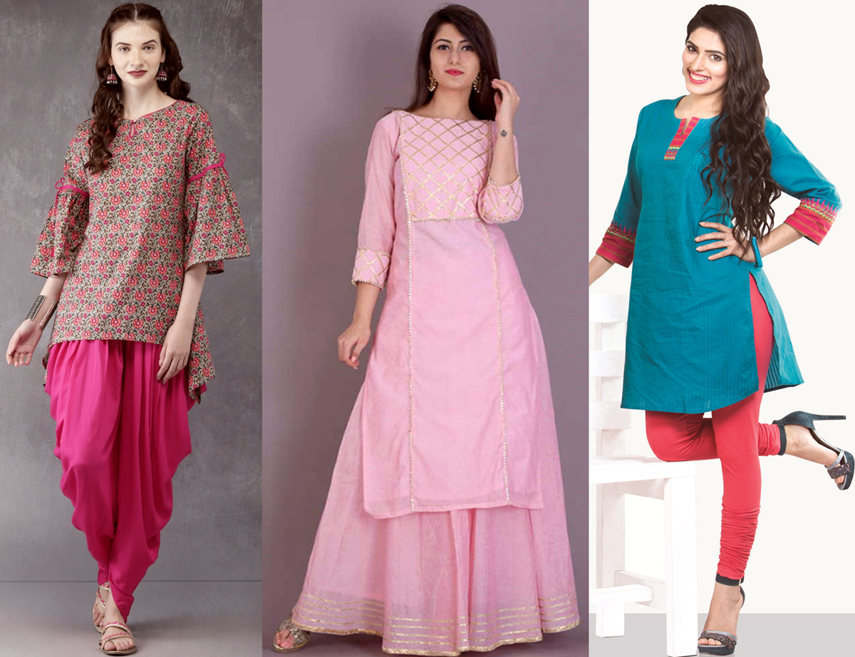 Short Kurtis : Know all about trending short kurtis | 3 best types of long  kurtis and place to get
