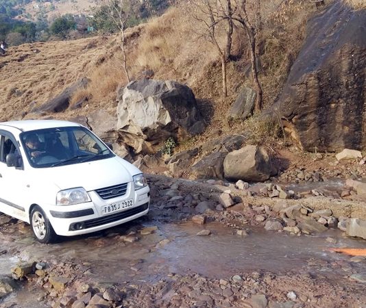 Udhampur-Pancheri-Landhar road in worst condition.