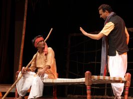 A scene from the play ‘Babuji’. —Excelsior/Rakesh