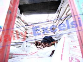 Cavity made inside the truck to hide militants. -Excelsior/Rakesh