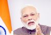 Prime Minister Narendra Modi addressing the nation on COVID-19 in New Delhi on Tuesday. (UNI)