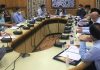 Divisional Commissioner Kashmir P K Pole chairing a meeting.