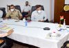 Lieutenant Governor, Girish Chandra Murmu chairing a meeting on Wednesday.