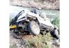 Ill fated vehicle after accident. -Excelsior/Tilak Raj