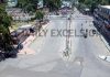 Srinagar wears deserted look on Tuesday. -Excelsior/Shakeel