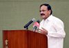 Vice President, M. Venkaiah Naidu addressing the gathering after releasing the two reports brought out by the Indian Association of Parliamentarians for Population and Development (IAPPD), in New Delhi on Thursday.