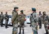 Army chief Gen M M Naravane during visit to Leh on Friday.