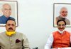 Union Ministers Ramesh Pokhriyal and Dr Jitendra Singh inaugurating, online, new structures in Central University Jammu, named after Dr. Syama Prasad Mookerjee, Pandit Prem Nath Dogra and Brig Rajendra Singh, on Tuesday.