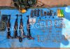 Arms and ammunition recovered in Kirni, Poonch on Monday. -Excelsior/Gurjeetbhajan