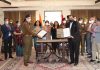 Dignitaries during signing of MoU between J&K Police and BIL.