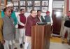 Senior RSS leader and its national working committee member Indresh Kumar addressing a seminar at Jammu on Thursday.