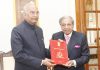 The Fifteenth Finance Commission submits its report for 2020-21 to the President of India
